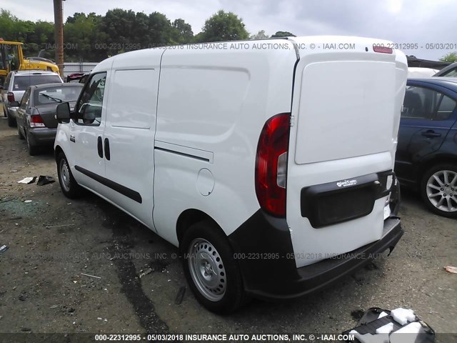 ZFBERFAB1H6E00940 - 2017 RAM PROMASTER CITY  WHITE photo 3