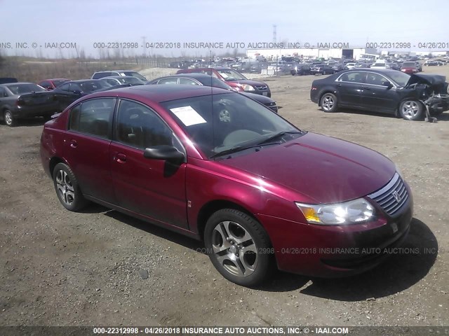 1G8AZ52F35Z160752 - 2005 SATURN ION LEVEL 2 RED photo 1