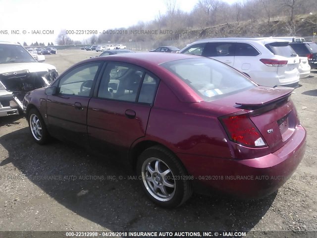 1G8AZ52F35Z160752 - 2005 SATURN ION LEVEL 2 RED photo 3