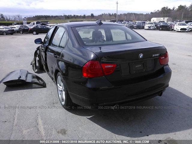 WBAPL33559A404348 - 2009 BMW 335 XI BLACK photo 3