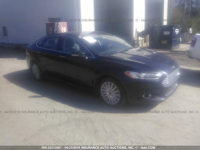 3FA6P0SU8ER191511 - 2014 FORD FUSION TITANIUM PHEV BLACK photo 1