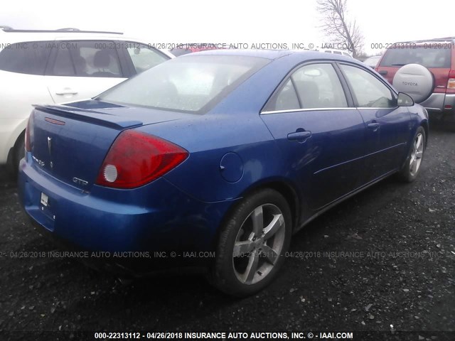 1G2ZM571964221805 - 2006 PONTIAC G6 GTP BLUE photo 4