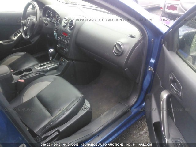 1G2ZM571964221805 - 2006 PONTIAC G6 GTP BLUE photo 5