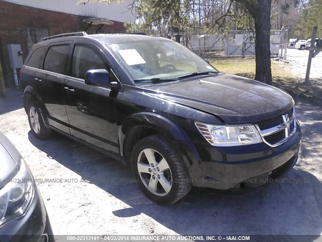 3D4PG5FV8AT145126 - 2010 DODGE JOURNEY SXT BLACK photo 1