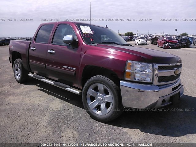 3GCPKSE76DG376617 - 2013 CHEVROLET SILVERADO K1500 LT RED photo 1