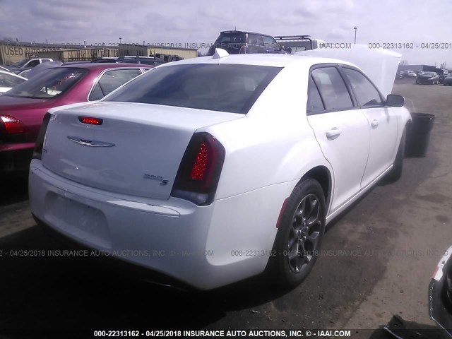 2C3CCAGG8HH591719 - 2017 CHRYSLER 300 S WHITE photo 4