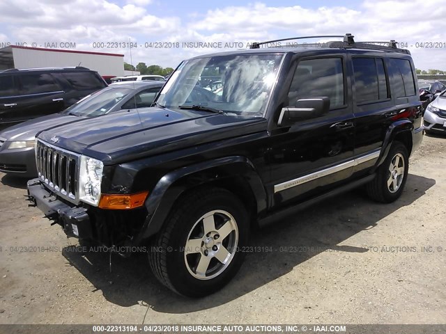 1J4RG4GK9AC131651 - 2010 JEEP COMMANDER SPORT BLACK photo 2