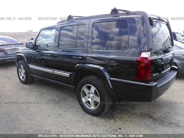 1J4RG4GK9AC131651 - 2010 JEEP COMMANDER SPORT BLACK photo 3