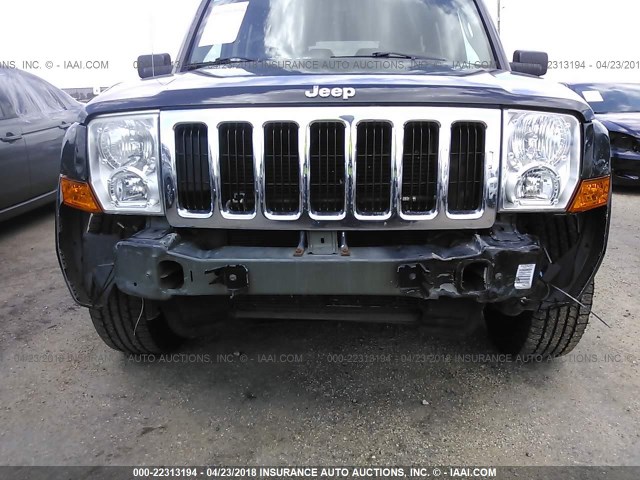 1J4RG4GK9AC131651 - 2010 JEEP COMMANDER SPORT შავი ფოტო 6