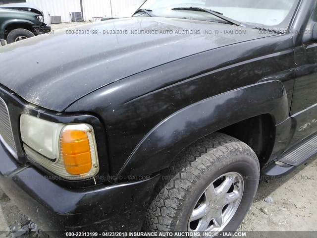 1GKEK63R4YR209444 - 2000 GMC DENALI BLACK photo 6