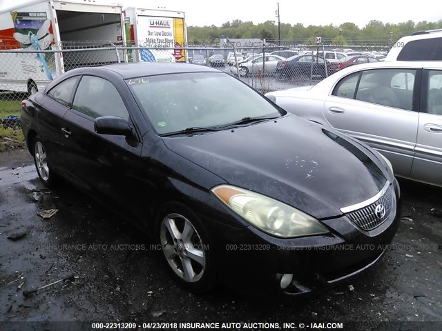 4T1CA38P66U076221 - 2006 TOYOTA CAMRY SOLARA SE/SLE BLACK photo 1