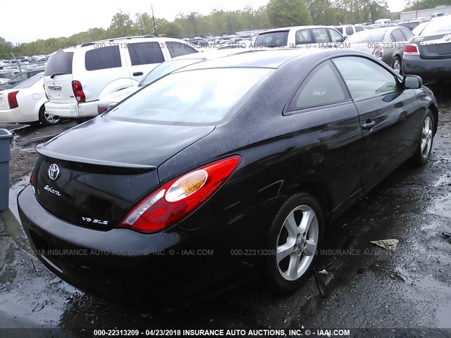 4T1CA38P66U076221 - 2006 TOYOTA CAMRY SOLARA SE/SLE BLACK photo 4