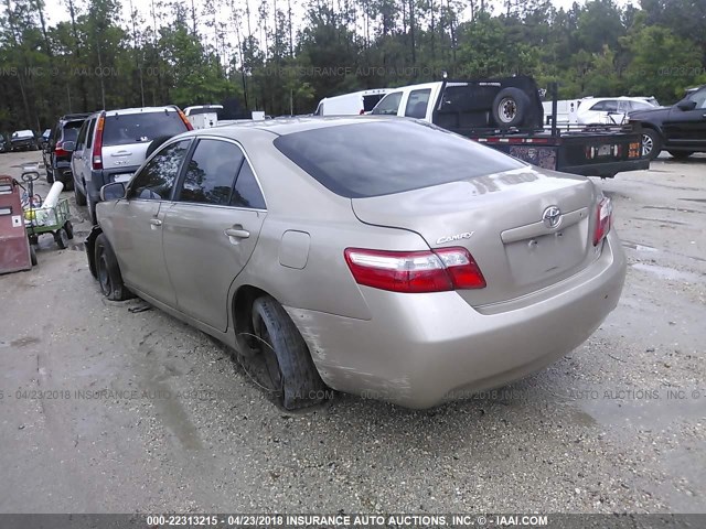 4T1BE46KX9U873377 - 2009 TOYOTA CAMRY SE/LE/XLE Золотой фото 3