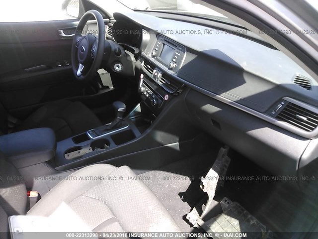 5XXGT4L38GG081762 - 2016 KIA OPTIMA LX ნაცრისფერი ფოტო 5