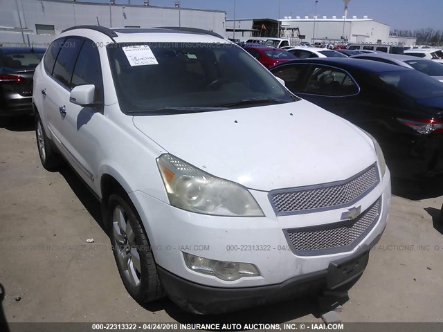 1GNER33D39S111808 - 2009 CHEVROLET TRAVERSE LTZ WHITE photo 1