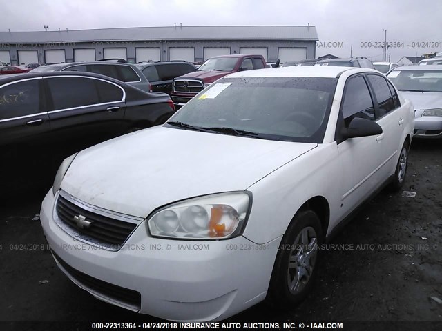 1G1ZS58F17F109302 - 2007 CHEVROLET MALIBU LS 白色 照片 2
