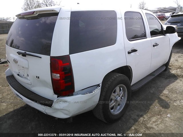 1GNMCAE09AR263177 - 2010 CHEVROLET TAHOE C1500  LS WHITE photo 4