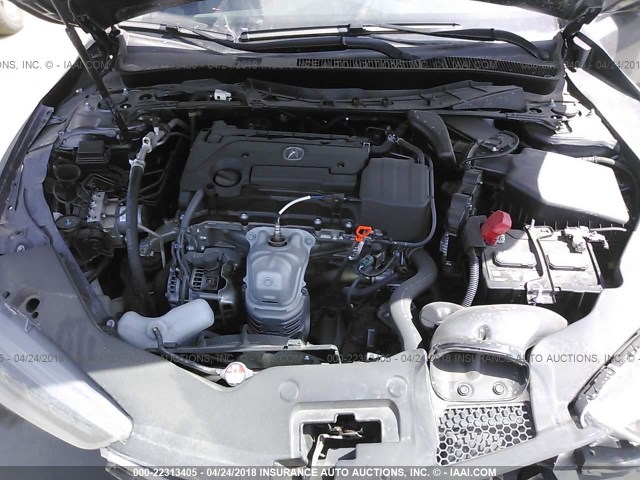 19UUB1F52JA005699 - 2018 ACURA TLX TECH SILVER photo 10