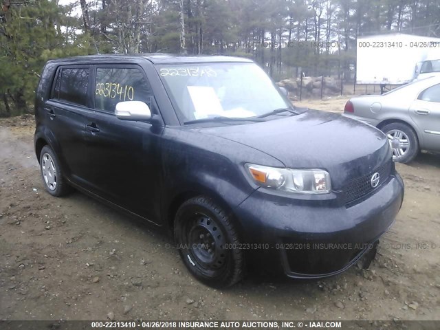 JTLKE50EX81010371 - 2008 TOYOTA SCION XB BLACK photo 1