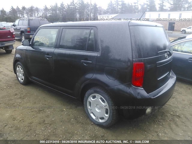 JTLKE50EX81010371 - 2008 TOYOTA SCION XB BLACK photo 3