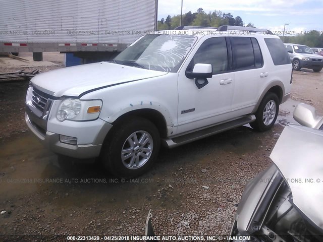 1FMEU64E26UA61009 - 2006 FORD EXPLORER EDDIE BAUER WHITE photo 2