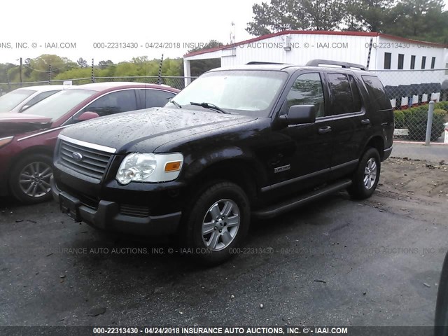 1FMEU72E46UA81741 - 2006 FORD EXPLORER XLS BLACK photo 2