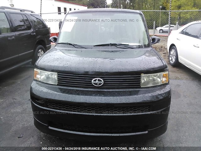 JTLKT324064040618 - 2006 TOYOTA SCION XB შავი ფოტო 6