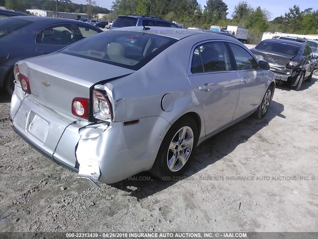 1G1ZB5E12BF124702 - 2011 CHEVROLET MALIBU LS SILVER photo 4