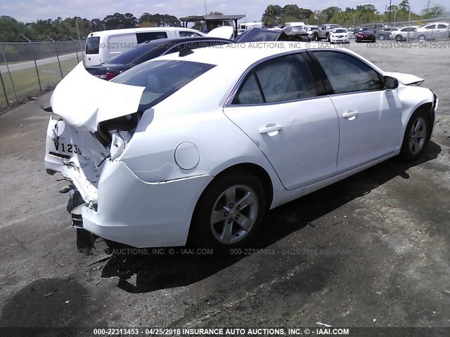 1G11B5SL6EF206567 - 2014 CHEVROLET MALIBU LS 白色 照片 4