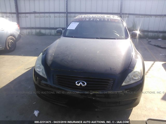 JNKCV64EX8M103467 - 2008 INFINITI G37 JOURNEY/SPORT BLACK photo 6