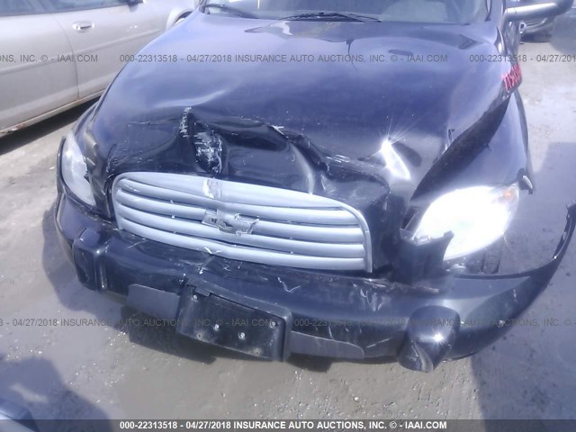 3GNBAAFW9BS625958 - 2011 CHEVROLET HHR LS BLACK photo 6