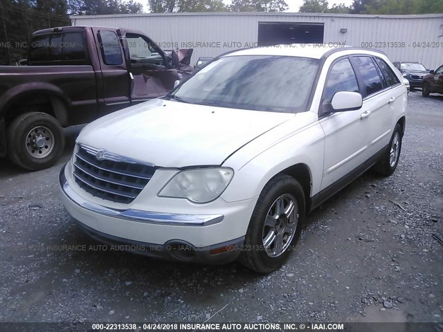 2A8GM68X47R256528 - 2007 CHRYSLER PACIFICA TOURING WHITE photo 2