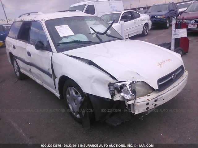 4S3BH6358Y6308330 - 2000 SUBARU LEGACY L WHITE photo 1