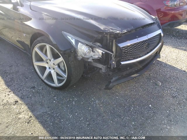 JN1BV7AP5FM342045 - 2015 INFINITI Q50 PREMIUM/SPORT Negro foto 6