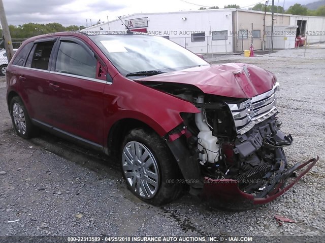 2FMDK3KCXABA69424 - 2010 FORD EDGE LIMITED RED photo 1