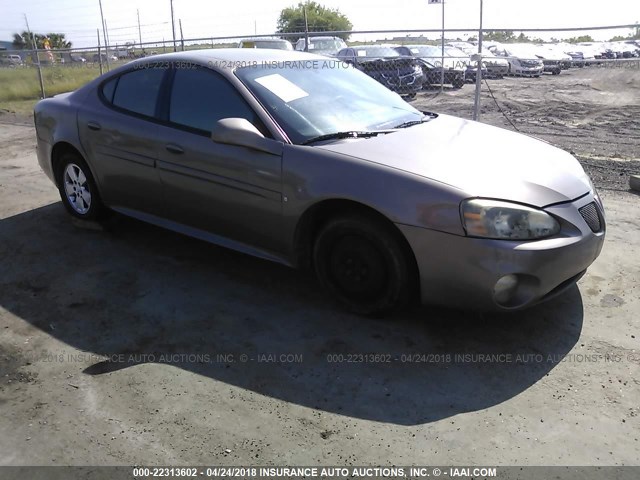 2G2WP552461274039 - 2006 PONTIAC GRAND PRIX BROWN photo 1