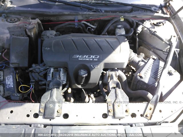 2G2WP552461274039 - 2006 PONTIAC GRAND PRIX BROWN photo 10