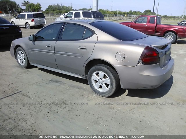 2G2WP552461274039 - 2006 PONTIAC GRAND PRIX BROWN photo 3