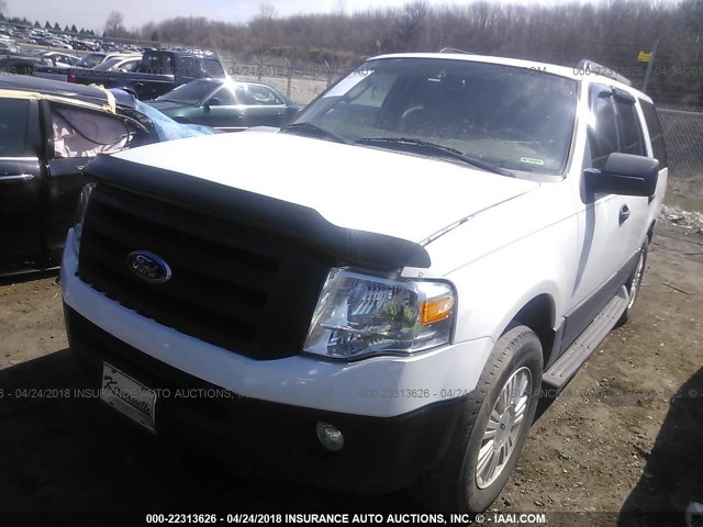 1FMJU1G5XAEB65134 - 2010 FORD EXPEDITION XLT 白色 照片 2