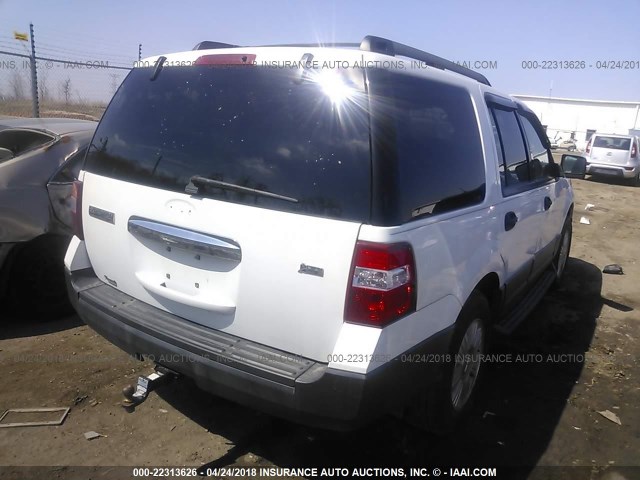 1FMJU1G5XAEB65134 - 2010 FORD EXPEDITION XLT 白色 照片 4