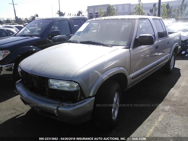 1GCDT13X83K144475 - 2003 CHEVROLET S TRUCK S10 GOLD photo 2