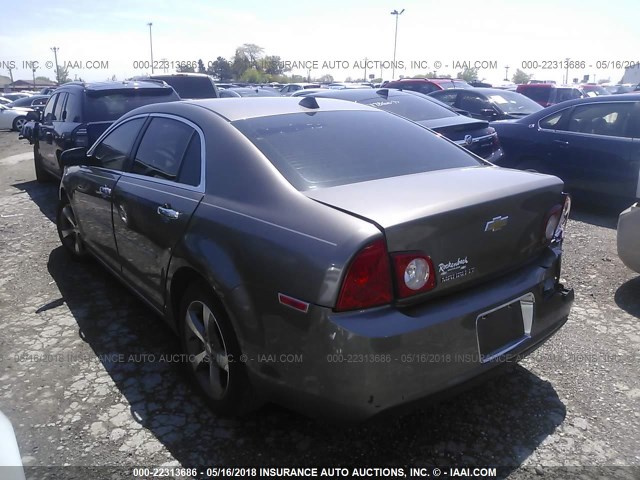 1G1ZC5E01CF225123 - 2012 CHEVROLET MALIBU 1LT 棕色 照片 3