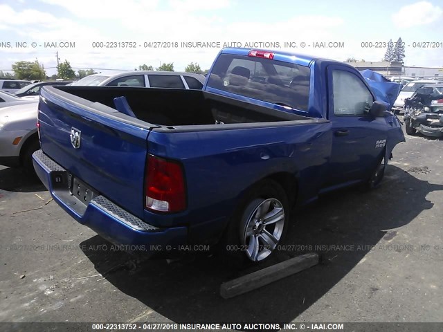 3C6JR6AG8FG525148 - 2015 RAM 1500 ST BLUE photo 4