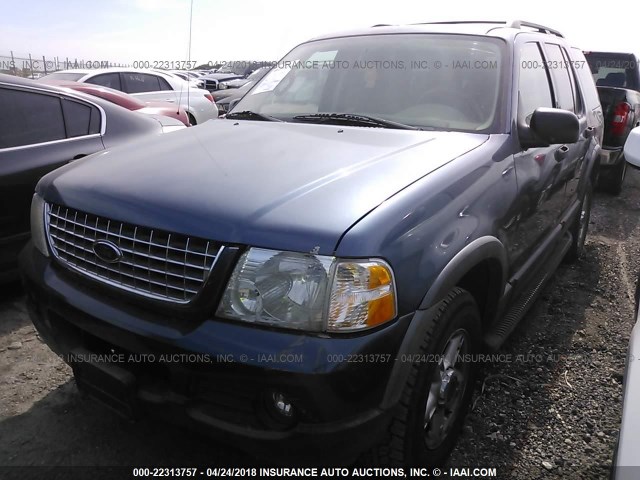 1FMZU63K93ZB24355 - 2003 FORD EXPLORER XLT/XLT SPORT/NBX BLUE photo 2