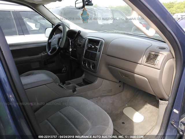 1FMZU63K93ZB24355 - 2003 FORD EXPLORER XLT/XLT SPORT/NBX BLUE photo 5