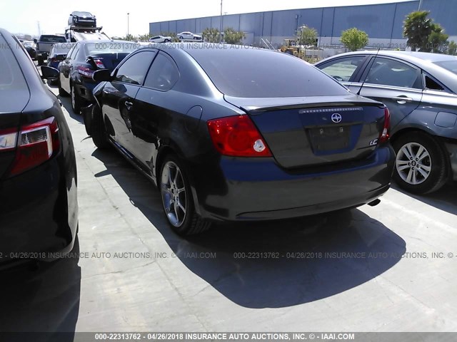 JTKDE167270186091 - 2007 TOYOTA SCION TC ნაცრისფერი ფოტო 3