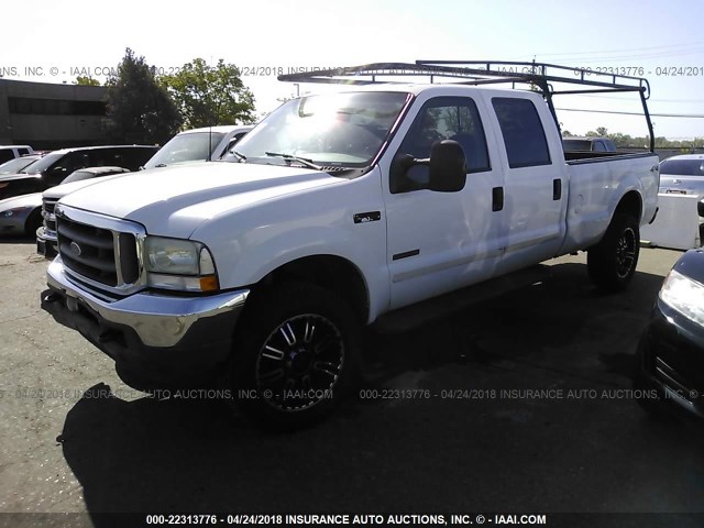 1FTSW31P63EC46045 - 2003 FORD F350 SRW SUPER DUTY WHITE photo 2