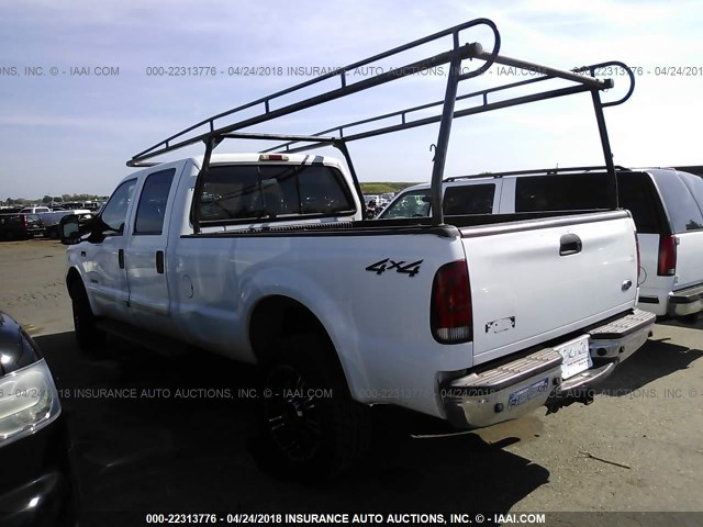 1FTSW31P63EC46045 - 2003 FORD F350 SRW SUPER DUTY WHITE photo 3