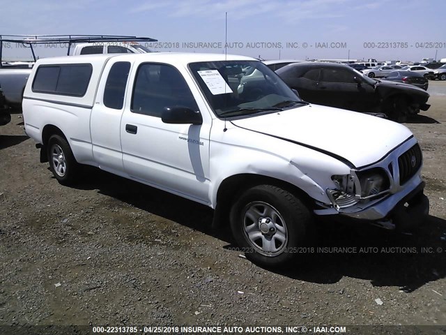 5TEVL52N43Z283977 - 2003 TOYOTA TACOMA XTRACAB WHITE photo 1