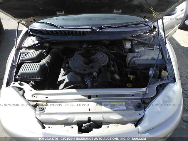 2B3HD46R42H206328 - 2002 DODGE INTREPID SE GOLD photo 10